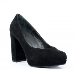 zapatos  de ante nego con plataforma.zl6