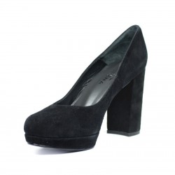zapatos  de ante nego con plataforma.zl6
