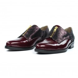 Zapatos masculinos para mujer granates .16185