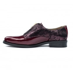 Zapatos masculinos para mujer granates .16185