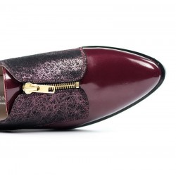 Zapatos masculinos para mujer granates .16185