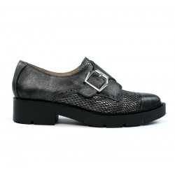 Zapatos estilo masculinos grises. ar2