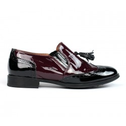 Zapatos burdeos y negros charol.ps49