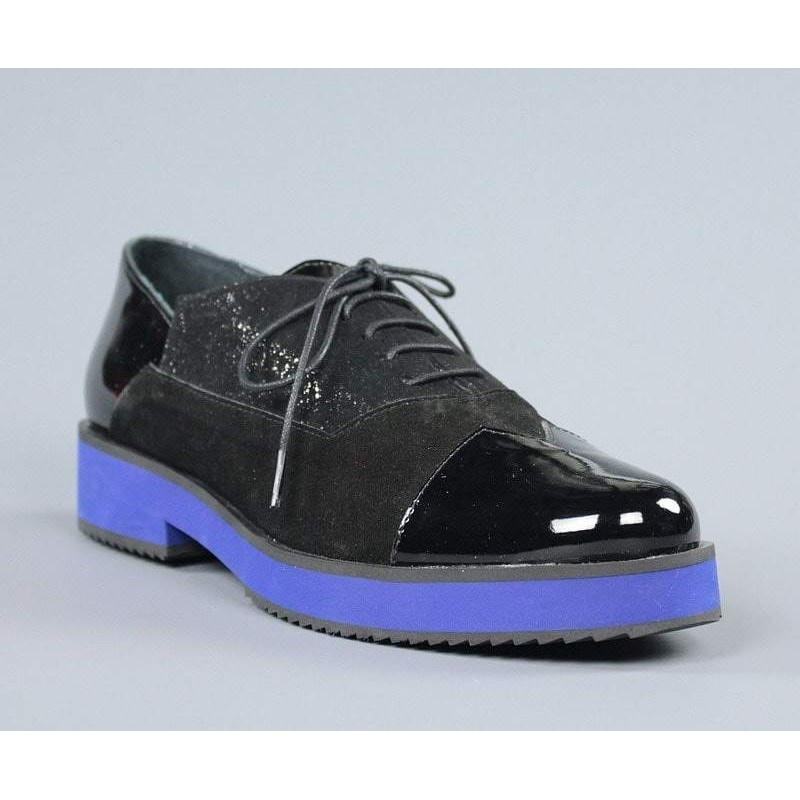 Zapatos cordones piso azul.sv4
