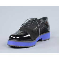Zapatos cordones piso azul.sv4
