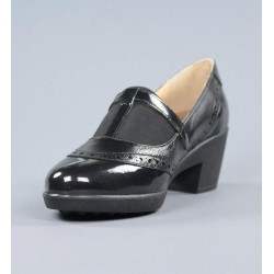 Zapato negro plantilla extraible.16545