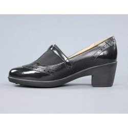 Zapato negro plantilla extraible.16545