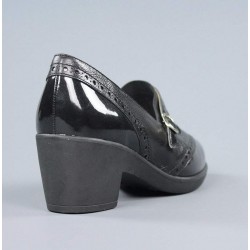 Zapato negro plantilla extraible.16545