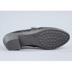 Zapato negro plantilla extraible.16545