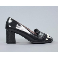 Zapatos perlas negros.18162