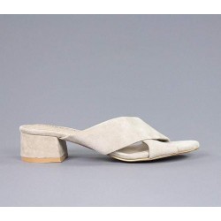 Mule taupe carmela.20vca20