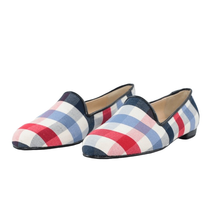 Outlet zapatos planos cuadros jon josef slippers.