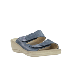Sandalias confortables mujer azules
