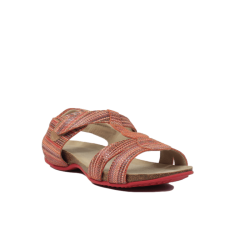 Sandalias mujer hechas en España bio naranja