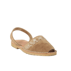 Sandalias mujer menorquinas planas