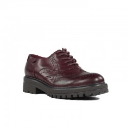 Blucher mujer piel burdeos de Carmela