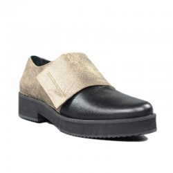 Zapato dorado y negro.svu9