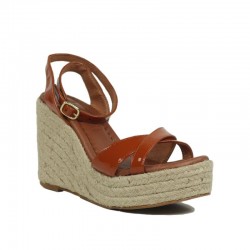 Belang sandalia camel cuña...