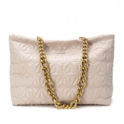 Xti bolso beige  con cadena...