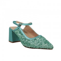 Candelitas zapatos azules...