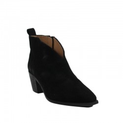 Botines negros piel ante.3775