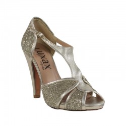 Luxax zapatos mujer dorados...