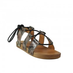 Sandalias de mujer piel...