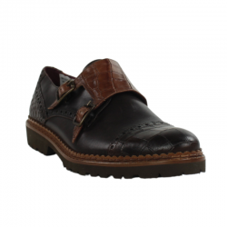 Vitelo zapatos marrones de...