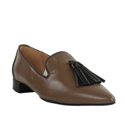 Zapatos mujer piel taupe...