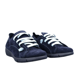 Zapatos azules cuña.096