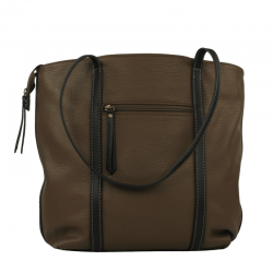 Carmela bolso taupe de piel...