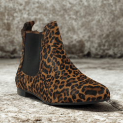 Botines piel pelo natural...