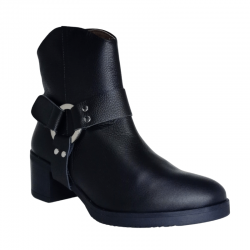 Botines negros camperos...
