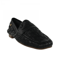 Mocasines piel trenzada...