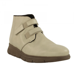 Botines de cuña piel blanda...