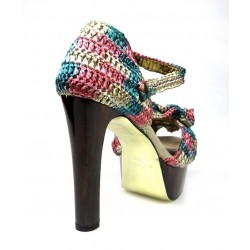 sandalia multicolor de rafia.32